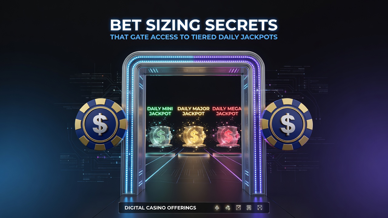 Player adjusting bet size to access higher jackpot levels in online bingo