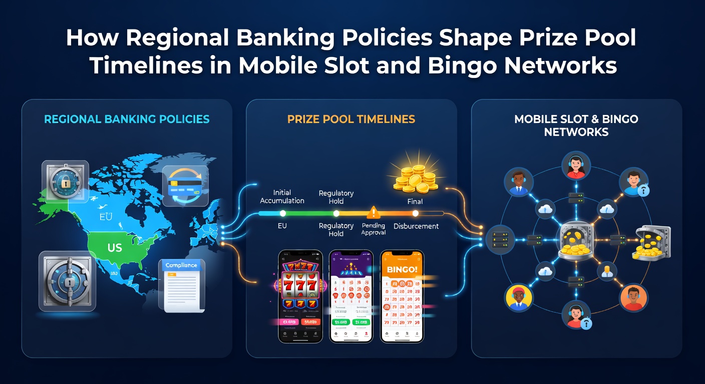 Regional banking policies influencing mobile slot and bingo prize pool timelines across different markets