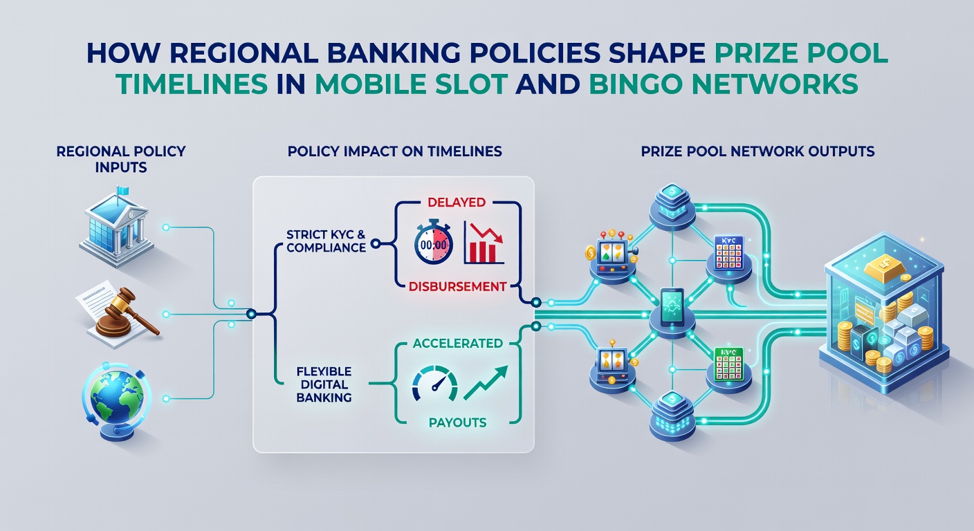 Impact of banking regulations on prize pool timelines illustrated through global mobile gaming networks