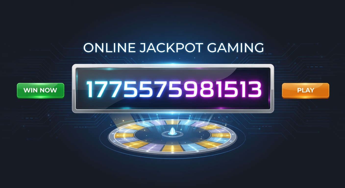 Vibrant digital slot reels spinning with accumulating jackpot counters in the background, illustrating the dynamic growth of online prize pools
