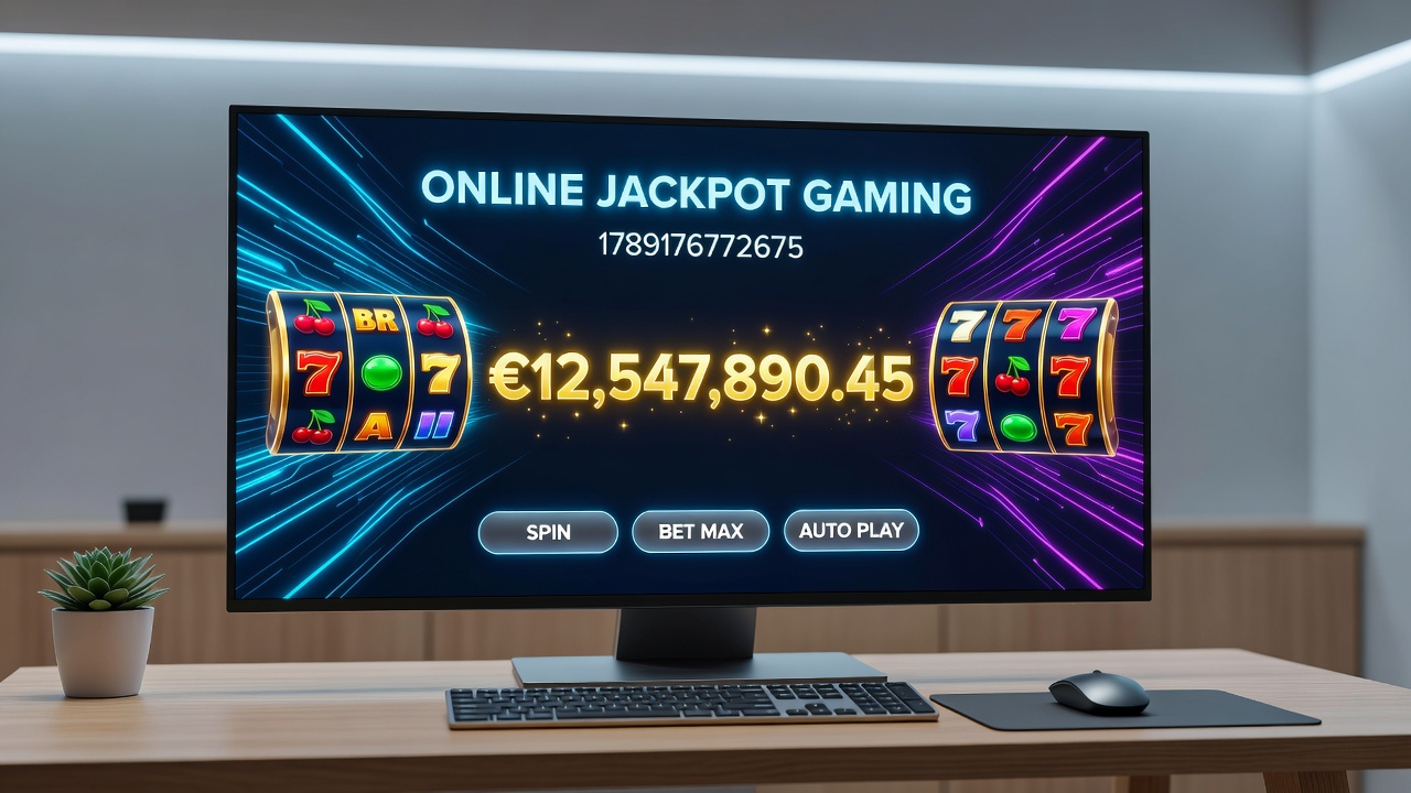 Server infrastructure and data synchronization diagrams illustrating real-time jackpot tracking across international platforms