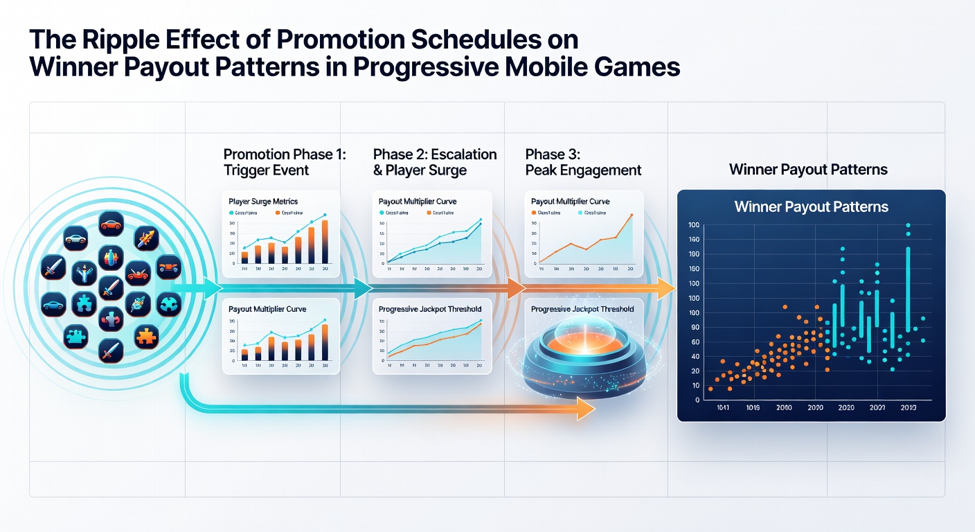 Analytics dashboard displaying payout frequency graphs tied to promotion periods