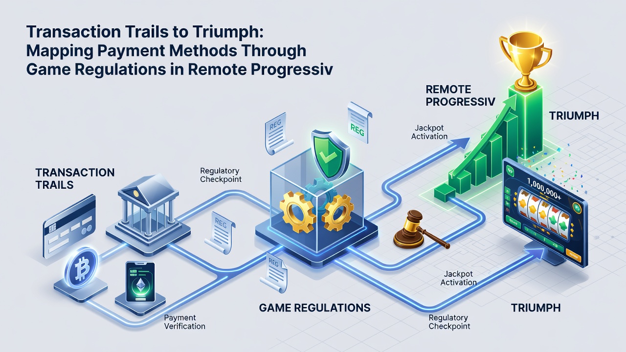 Regulatory compliance checkpoints in progressive jackpot payment processing across remote networks