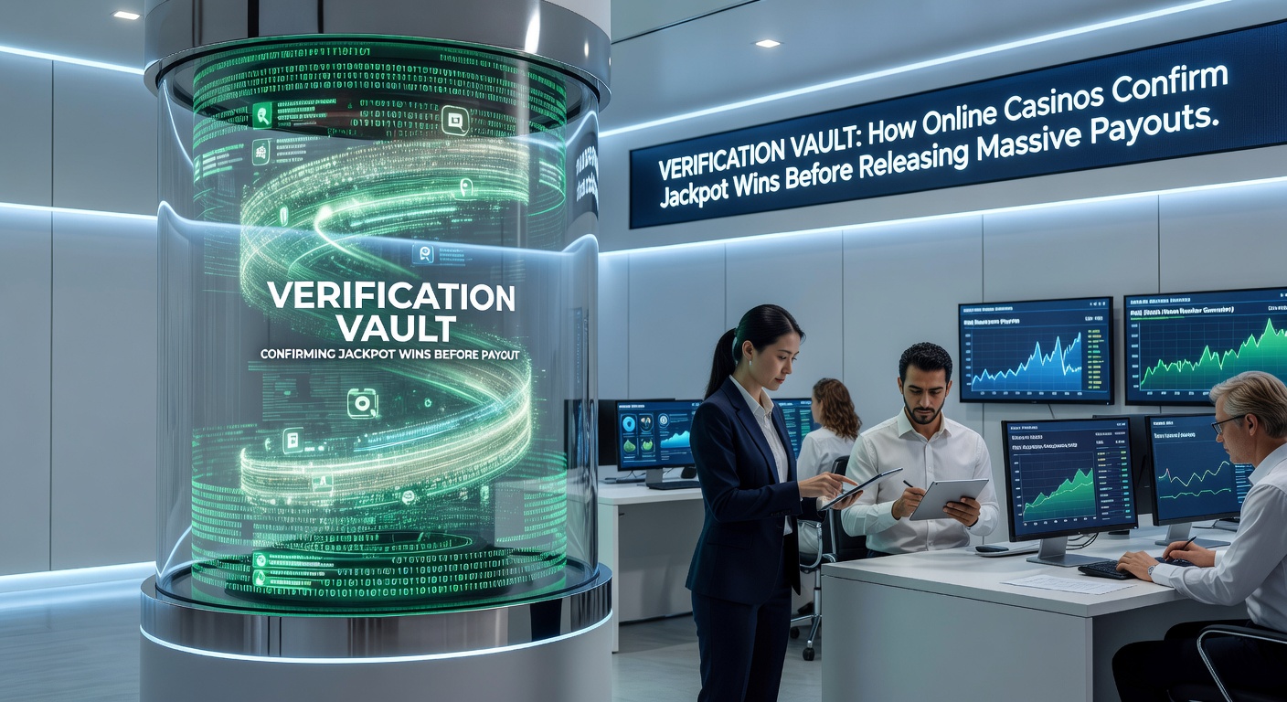Close-up of a technician auditing casino server logs on multiple screens, with RNG graphs, jackpot meters, and compliance checklists visible